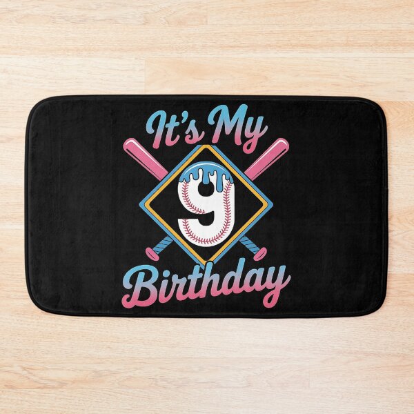 Item preview, Baseball 9 Year Old Ice Cream Drip 9th Birthday Boy Number 9, Baseball 9th Birthday designed and sold by BLZART.
