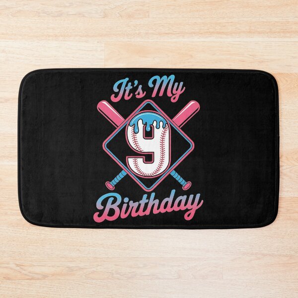 Item preview, Baseball 9 Year Old Ice Cream Drip 9th Birthday Boy Number 9, Baseball 9th Birthday designed and sold by BLZART.