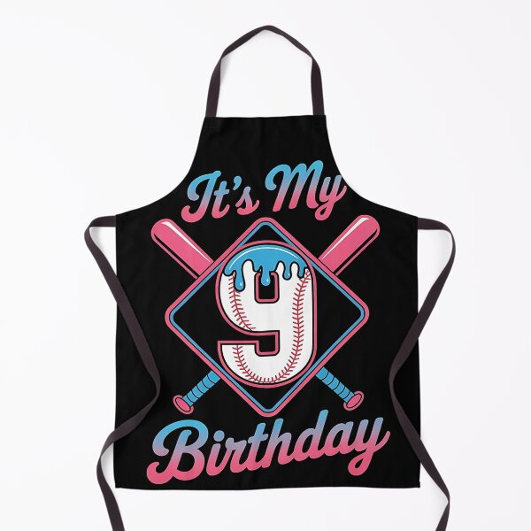 Item preview, Baseball 9 Year Old Ice Cream Drip 9th Birthday Boy Number 9, Baseball 9th Birthday designed and sold by BLZART.