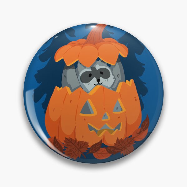 Item preview, Happy halloween racoon pumpkin designed and sold by Thealicetoday.