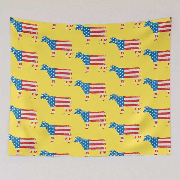 Item preview, Cow Appreciation American Flag Funny Design designed and sold by Dapperly Tees.