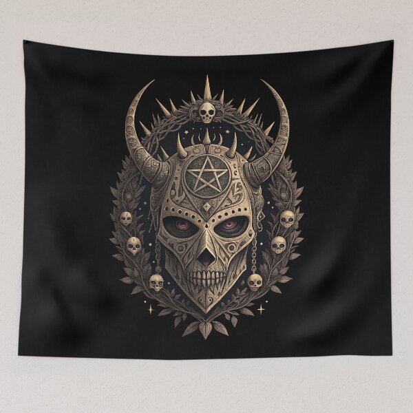 Item preview, Shadow Ritual Mask designed and sold by SolombraArt.