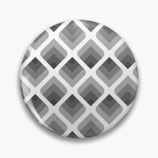 Item preview, Greyscale Rounded Diamonds Pattern designed and sold by The Frog Pond Arts.
