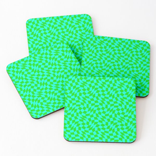 Item preview, Green Abstract Retro Checkered Pattern designed and sold by sasyall.