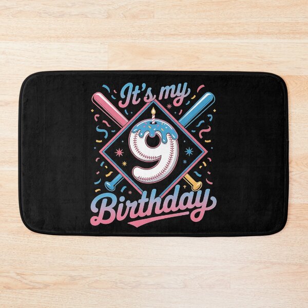 Item preview, Baseball 9 Year Old Ice Cream Drip 9th Birthday Boy Number 9, Baseball 9th Birthday designed and sold by BLZART.
