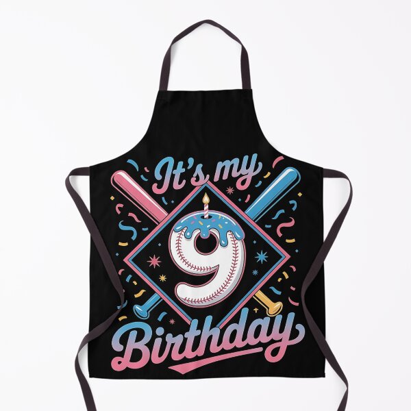 Item preview, Baseball 9 Year Old Ice Cream Drip 9th Birthday Boy Number 9, Baseball 9th Birthday designed and sold by BLZART.
