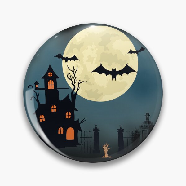 Item preview, Haunted House - Nostalgic Vintage t-shirt for Halloween designed and sold by AtushaSpark.