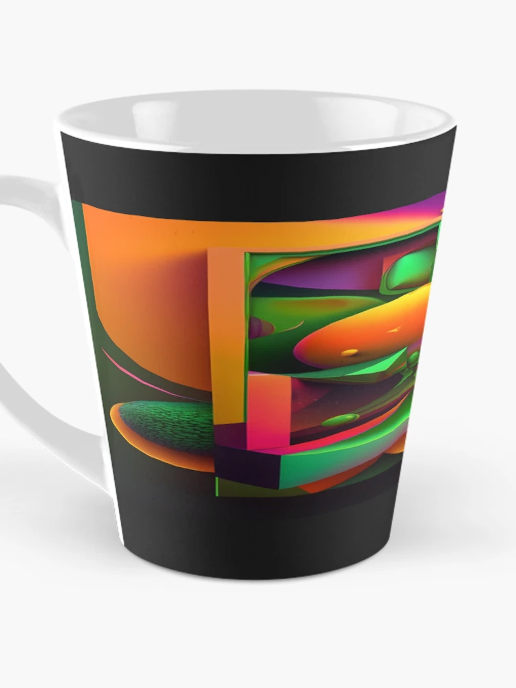 Thumbnail 3 of 4, Coffee Mug, Colourful Abstract Design designed and sold by RWT-Design.