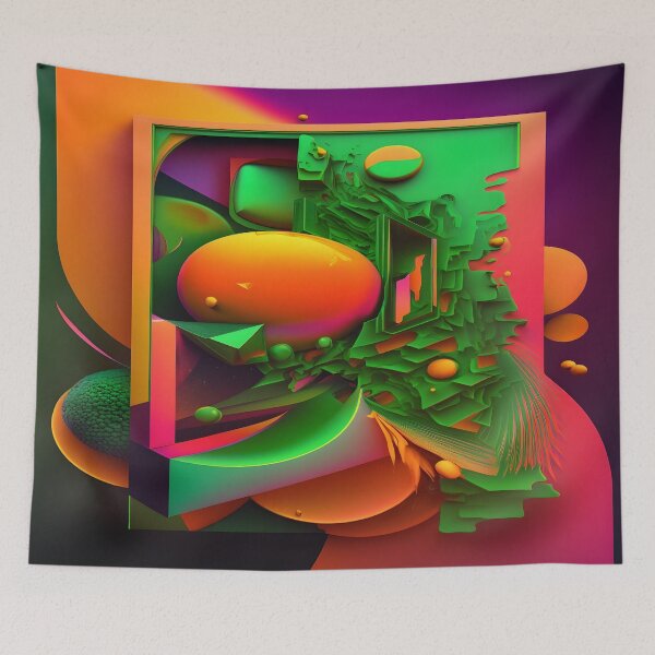 Item preview, Colourful Abstract Design designed and sold by RWT-Design.