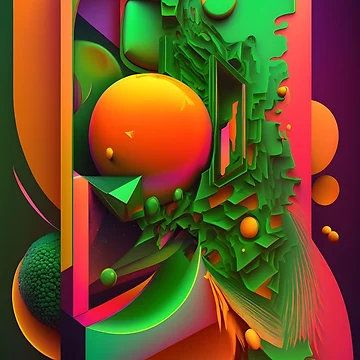 Artwork thumbnail, Colourful Abstract Design by RWT-Design