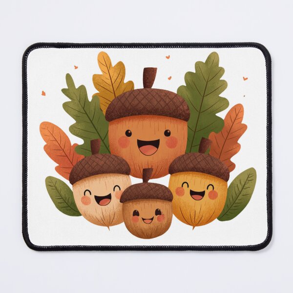 Item preview, Autumn Acorns  designed and sold by NicolasGlowArt.