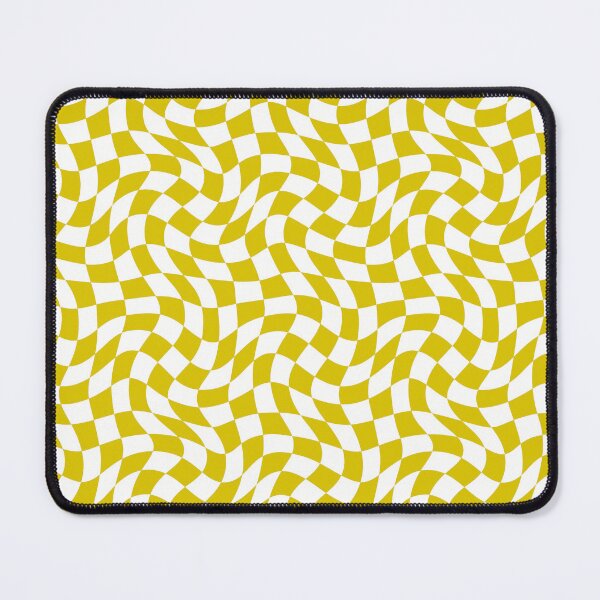 Item preview, Yellow And White Abstract Retro Checkered Pattern designed and sold by sasyall.