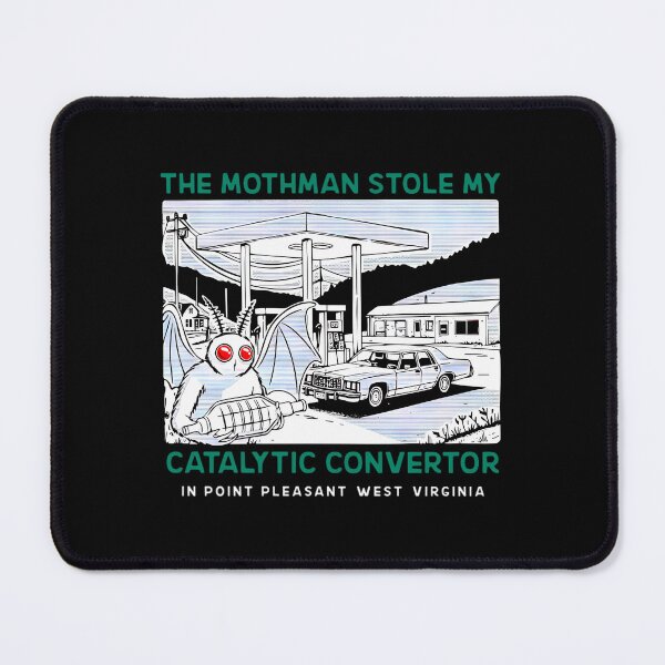 Item preview, The Mothman Stole My Catalytic Converter - Green designed and sold by TeleighaPeavy.