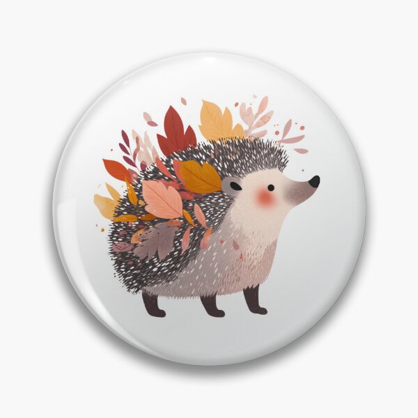 Item preview, Hedgehog Autumn Vibe designed and sold by NicolasGlowArt.