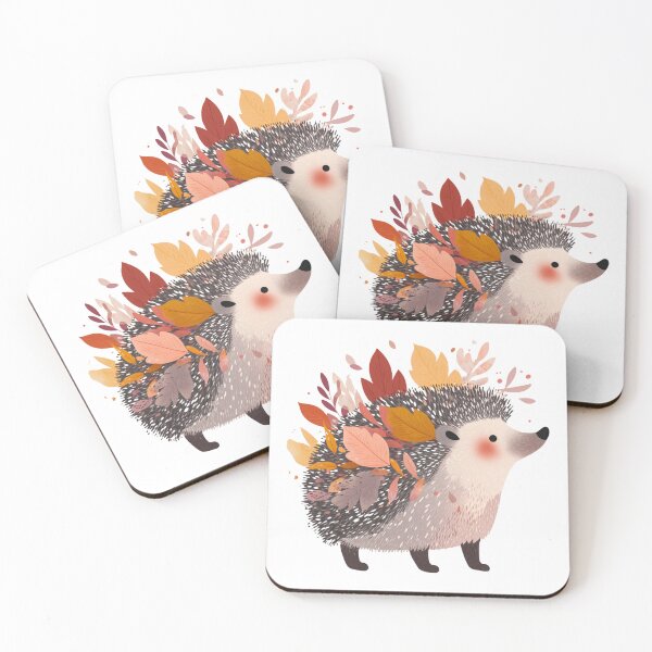 Item preview, Hedgehog Autumn Vibe designed and sold by NicolasGlowArt.