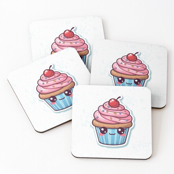 Item preview, Cupcake Kawaii: Pegatinas y artículos de cupcakes adorables designed and sold by KawaiiAI-Art.