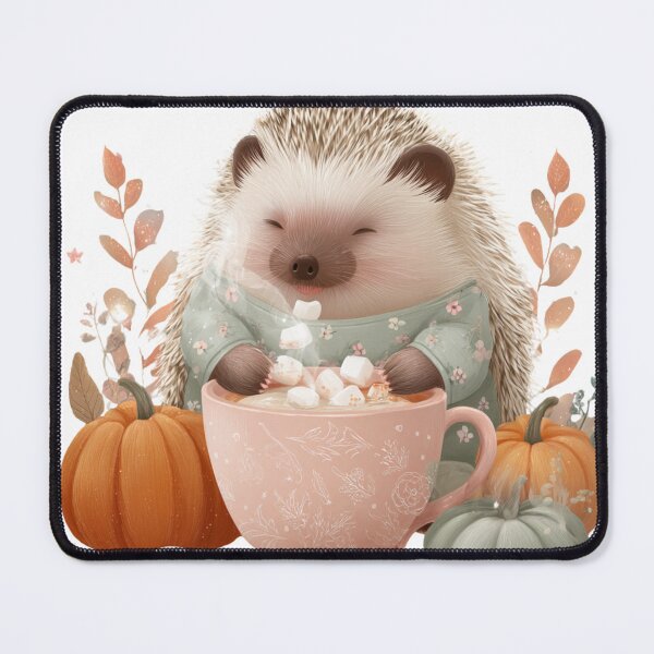 Item preview, Hedgehog Cosy Autumn designed and sold by NicolasGlowArt.