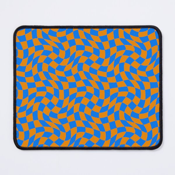 Item preview, Orange And Blue Abstract Retro Checkered Pattern designed and sold by sasyall.