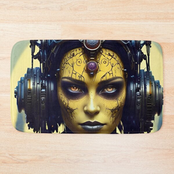Item preview, Alien Cyberpunk in Yellow - Sci Fi Art concept designed and sold by Delerat7.