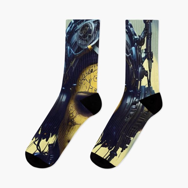 Item preview, Alien Cyberpunk in Yellow - Sci Fi Art concept designed and sold by Delerat7.