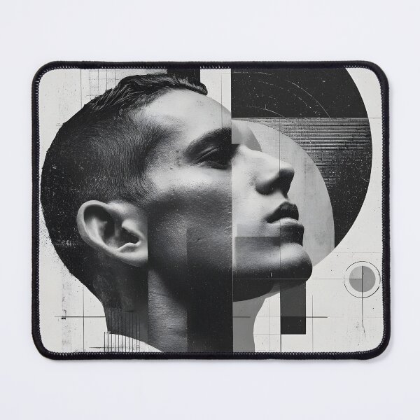 Item preview, Bauhaus Inspired Black and White Print for Living Room Wall Decor designed and sold by AutoPopStudio.