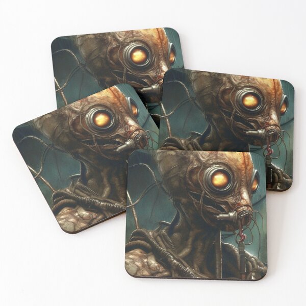 Item preview, Silent Hunter in the Dark - Dark Fantasy Horror Art concept designed and sold by Delerat7.