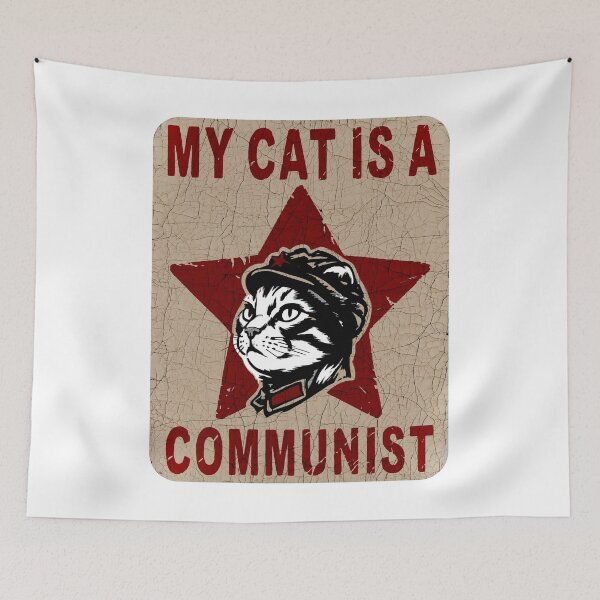 Item preview, My Cat Is A Communist. designed and sold by Angry Swan Designs.