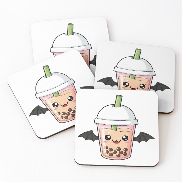 Item preview, Cute Kawaii Vampire Bat Bubble Tea designed and sold by istoriadesign.