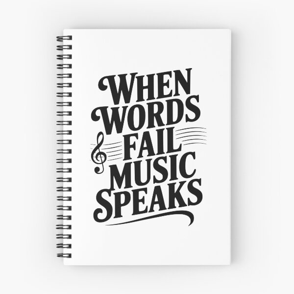 Item preview, When Words Fail Music Speaks designed and sold by Frank Ring.