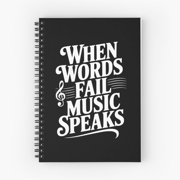 Item preview, When Words Fail Music Speaks designed and sold by Frank Ring.