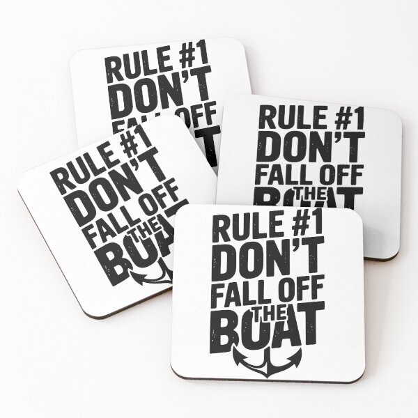 Item preview, Rule #1 Don’t Fall Off the Boat designed and sold by Frank Ring.