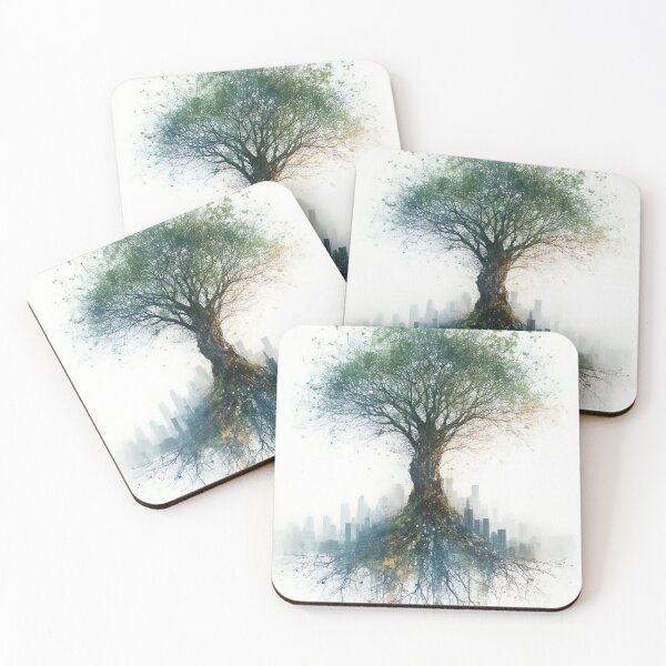 Item preview, Roots Hold Hope Over City Spires designed and sold by PanoramaPrints.