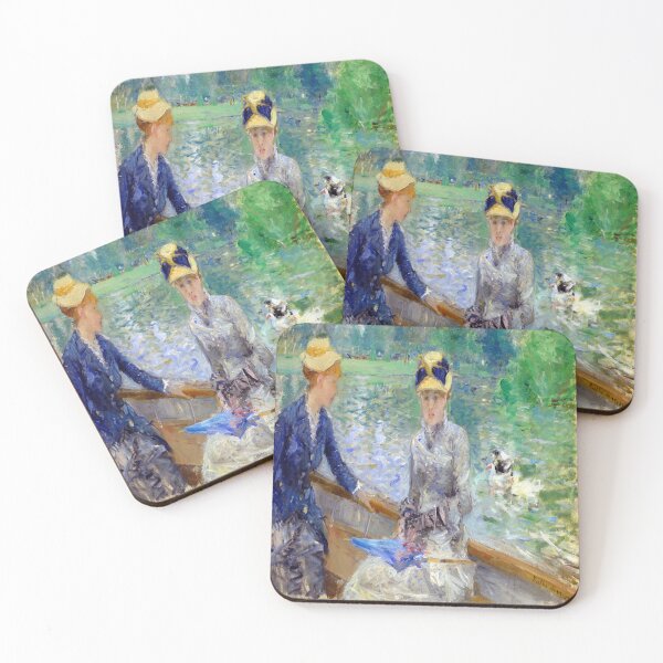 Item preview, Summer Reflections – Summer-day – Inspired by Berthe Morisot 1879// Public Domain  designed and sold by Vernissage-dart.