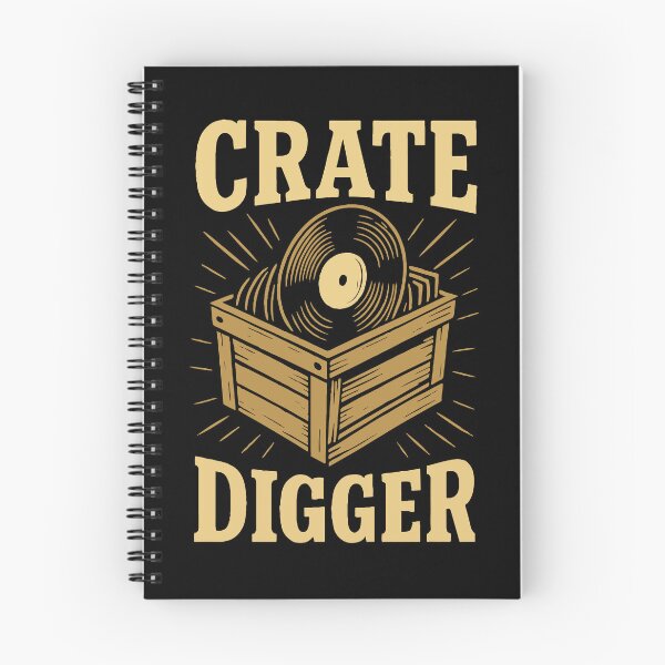 Item preview, Crate Digger Vinyl Record Lover Music designed and sold by LuminOrb.