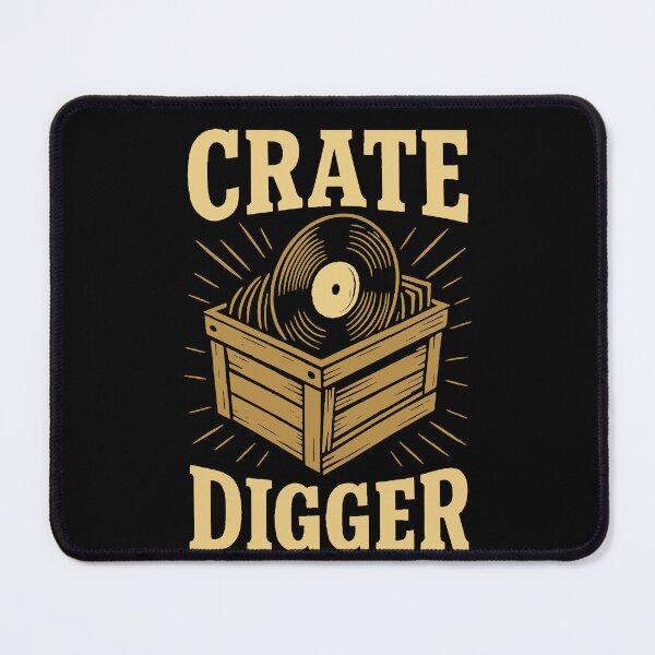 Item preview, Crate Digger Vinyl Record Lover Music designed and sold by LuminOrb.