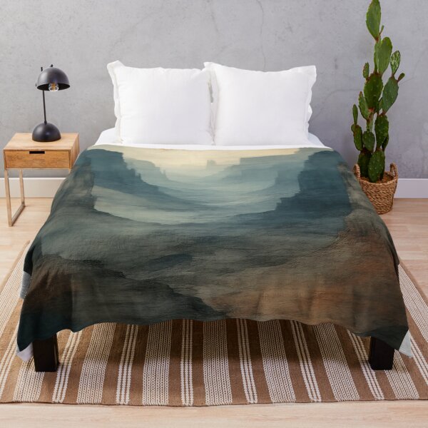 Item preview, Dusty Cliffs and Warm Orange Glow Over Quiet Stone Canyon designed and sold by PanoramaPrints.