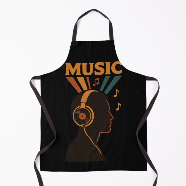 Item preview, Retro Vinyl Music Lover Headphones Vibes designed and sold by LuminOrb.