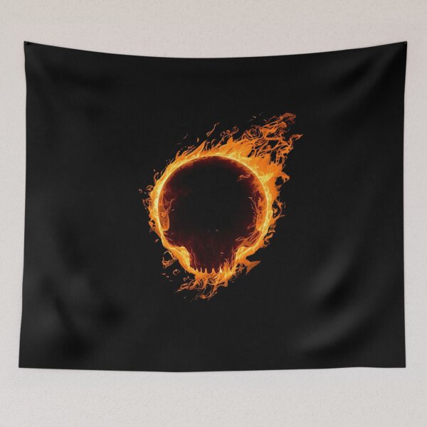 Item preview, Skull Eclipse – Fiery Dark Design designed and sold by kozmade.