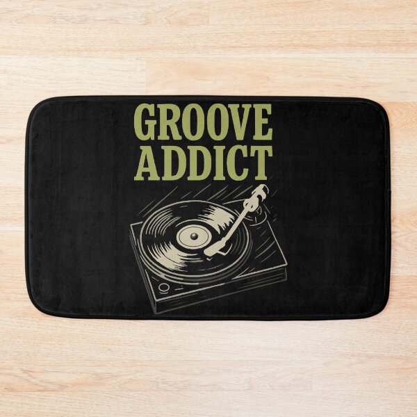 Item preview, Groove Addict Vinyl Record Player Music Lovers designed and sold by LuminOrb.