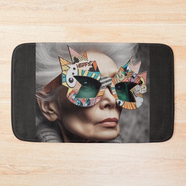 Item preview, “Grannyfied Glam: Age Is Just a Hairdo” designed and sold by Print Fiction.