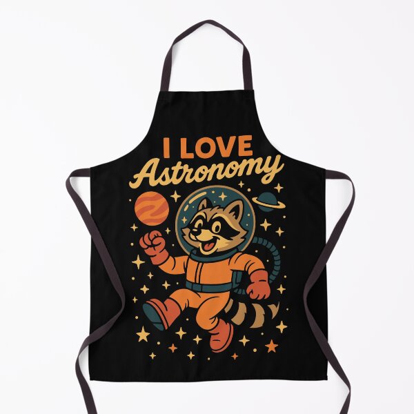Item preview, I Love Astronomy Funny Astronaut Raccoon designed and sold by LuminOrb.