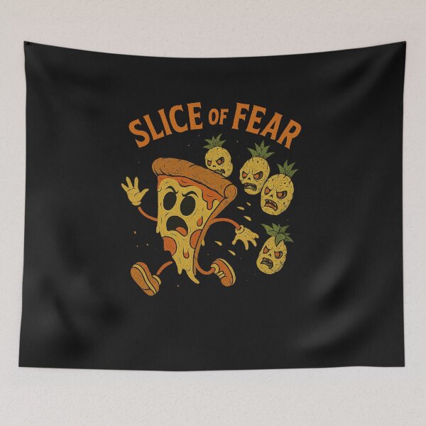 Item preview, Slice of Fear Halloween Pizza  designed and sold by SablePL.