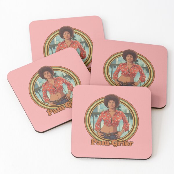 Item preview, Pam Grier Retro Aesthetic designed and sold by MattBStickers.