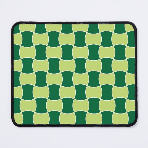 Item preview, Geometric criss cross green pattern designed and sold by RuthB-Design.