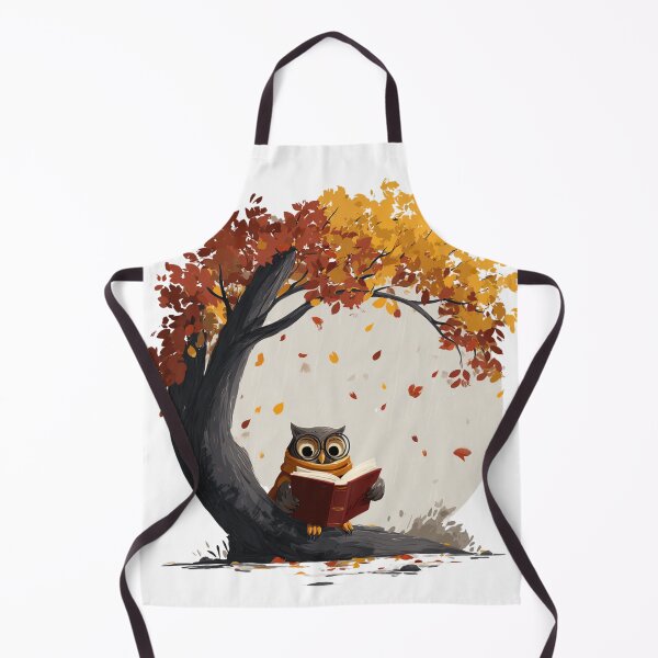 Item preview, Wise Owl Autumn designed and sold by NicolasGlowArt.