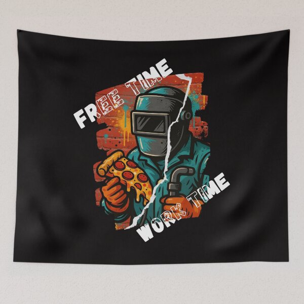 Item preview, Will weld for pizza. Perfect gift for a welder who loves pizza. Gift for a welder. designed and sold by DekoTeka.