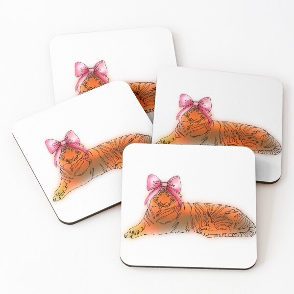 Item preview, Maple the Tiger with pink Bow – animalzinhats designed and sold by Ashley’sAnimalz.