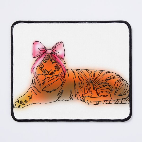 Item preview, Maple the Tiger with pink Bow – animalzinhats designed and sold by Ashley’sAnimalz.