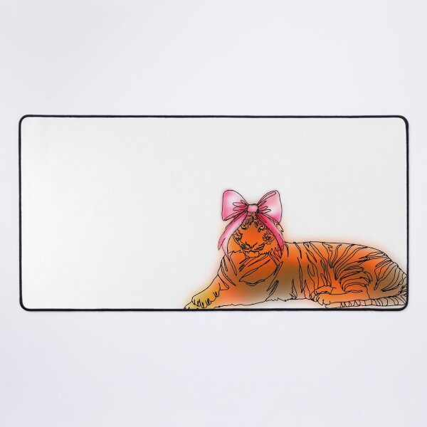 Item preview, Maple the Tiger with pink Bow – animalzinhats designed and sold by Ashley’sAnimalz.