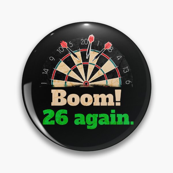 Item preview, Boom. 26 again. – Funny Darts Throw designed and sold by TheØche.